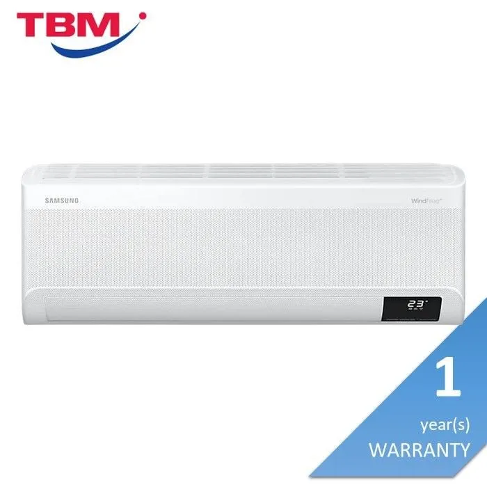 [1.0HP][Inverter] Samsung AR10BYFAMWKNME Air Conditioner 1.0HP Wind Free Wall Split Gas R32 S-Inverter