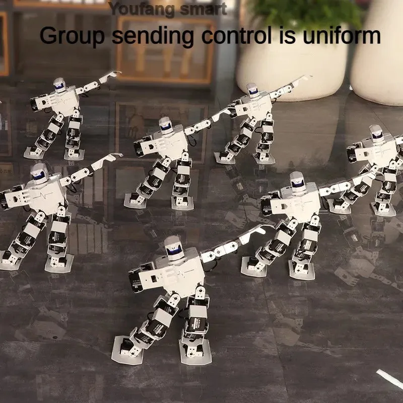 16 Dof Humanoid Robot with Servo and MP3 Dance Robot Singing Dancing Walking RoboSoul Educational Programmable Bionic Robot Kit