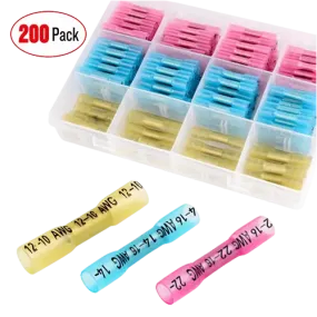200Pcs Heat Shrink Wire Connectors