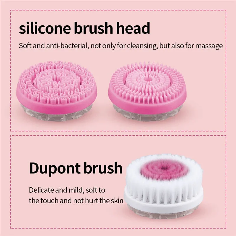 3 In 1 Electric Facial Cleansing Brush