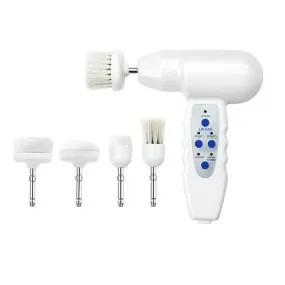 5 in 1 Electric Face Washing Cleansing Brushes Massage Rotary Body Facial Dead Skin Cuticle Cleanser Home Spa Beauty Care Device
