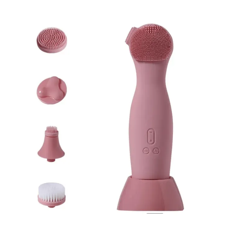 5-Piece Rotating Face Cleansing Tool With Alternating Heads AO-77873