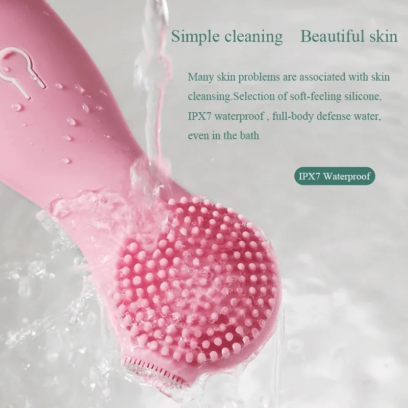 5-Piece Rotating Face Cleansing Tool With Alternating Heads AO-77873