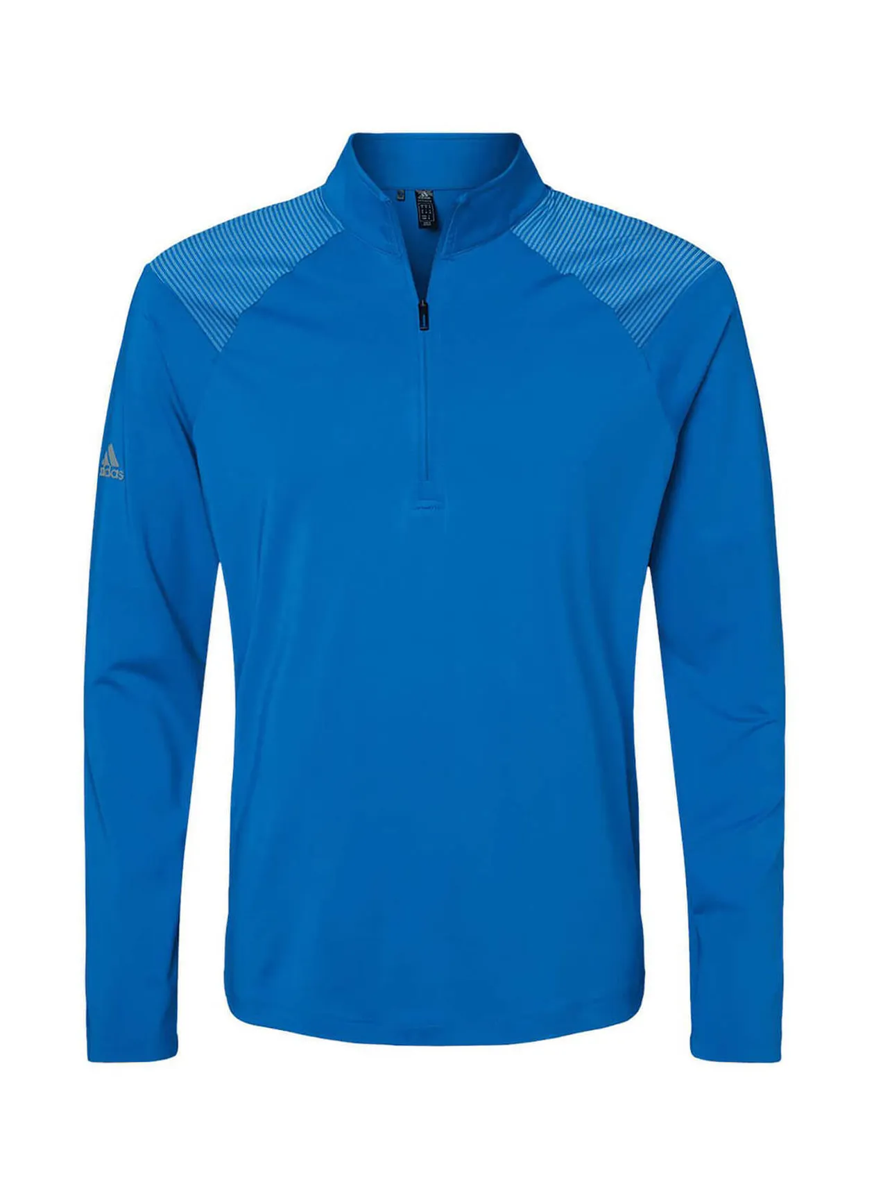 Adidas Men&#x27;s Adidas  Shoulder Stripe Quarter-Zip Glory Blue A520