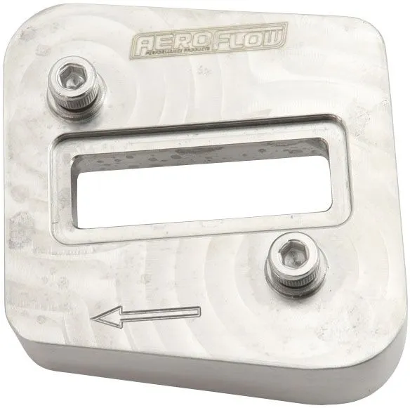 Aeroflow Weld-on Mass Air Flow Sensor Plate - Stainless Steel (AF989-05SS)