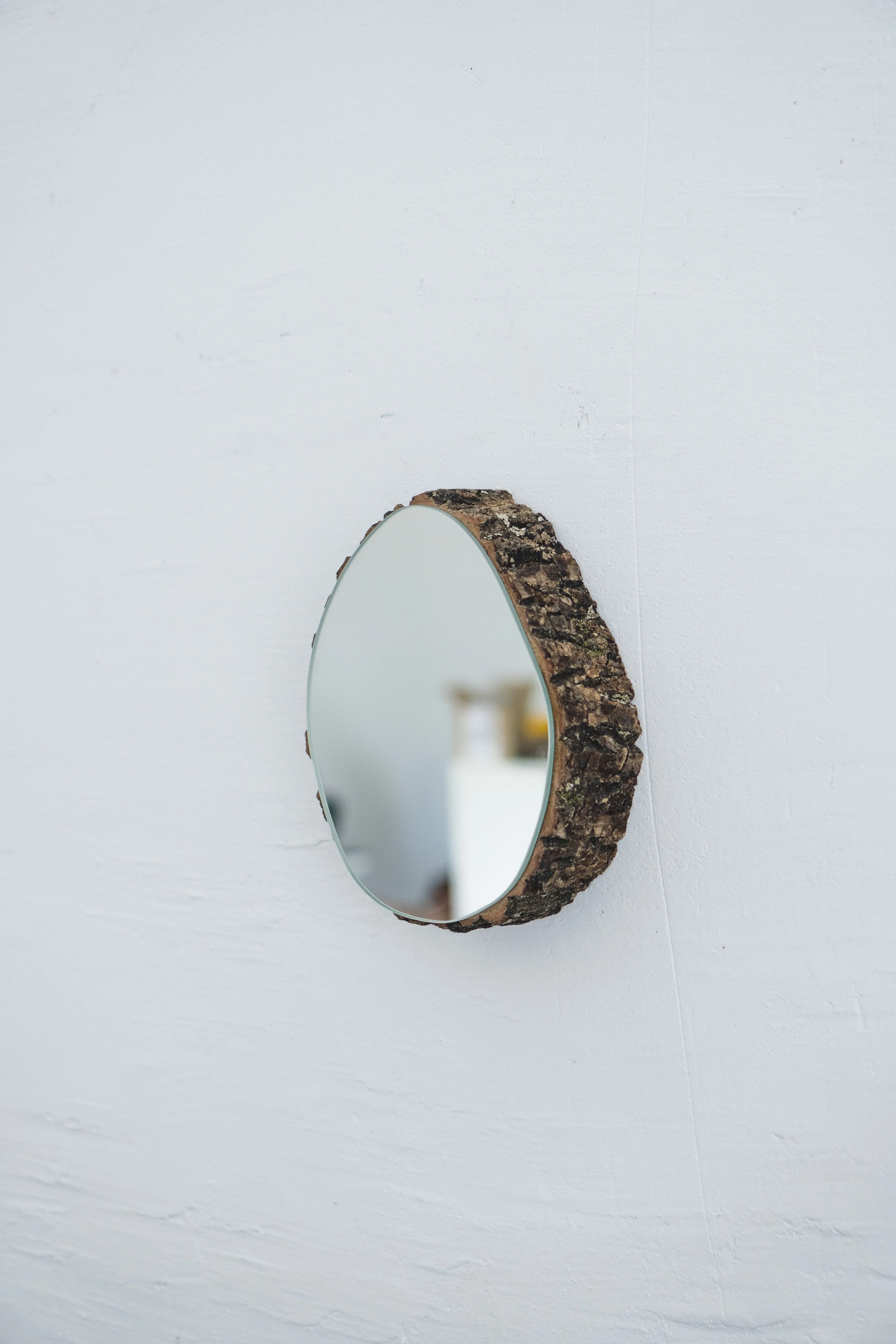 Akis Oak Slice Mirror
