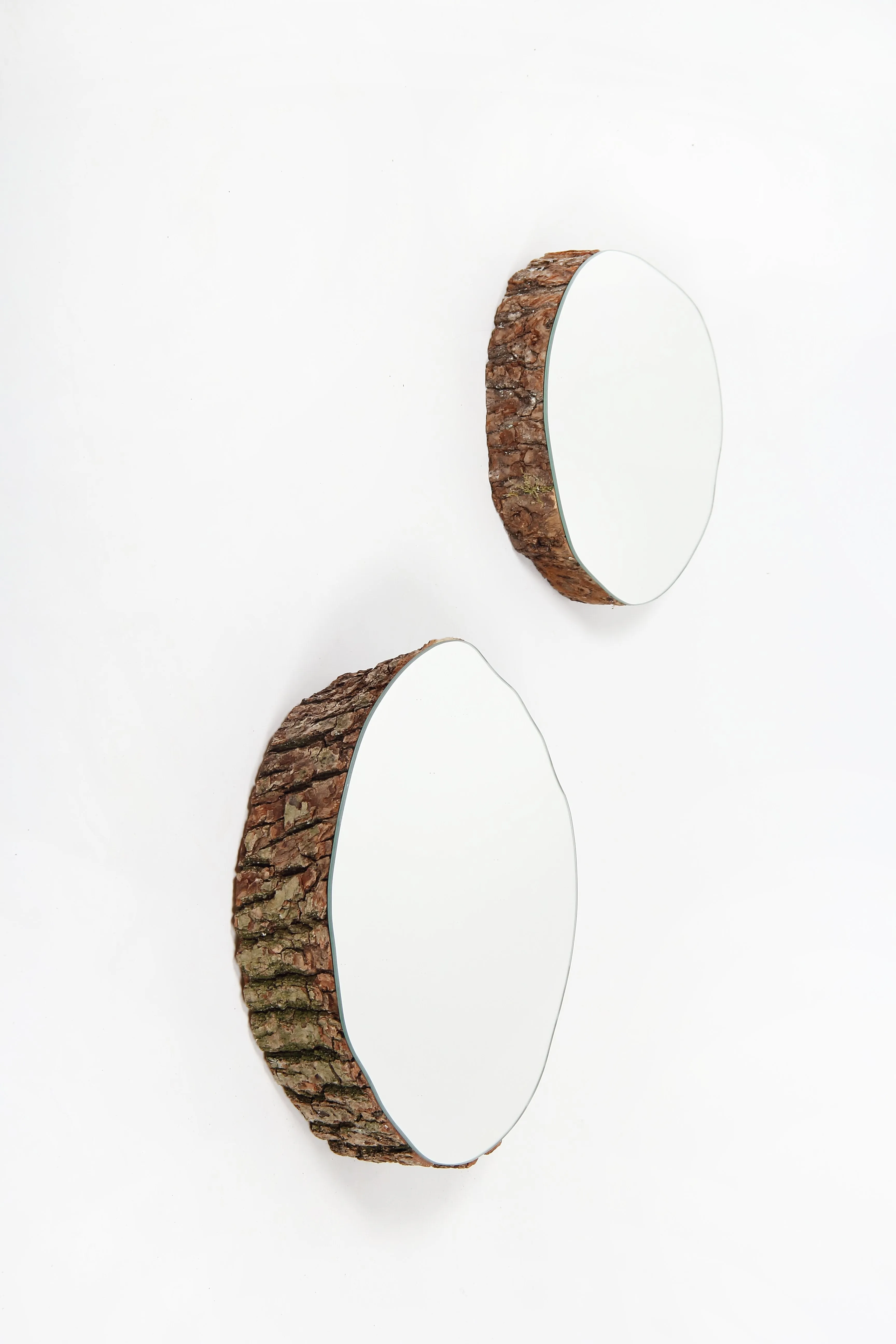 Akis Oak Slice Mirror