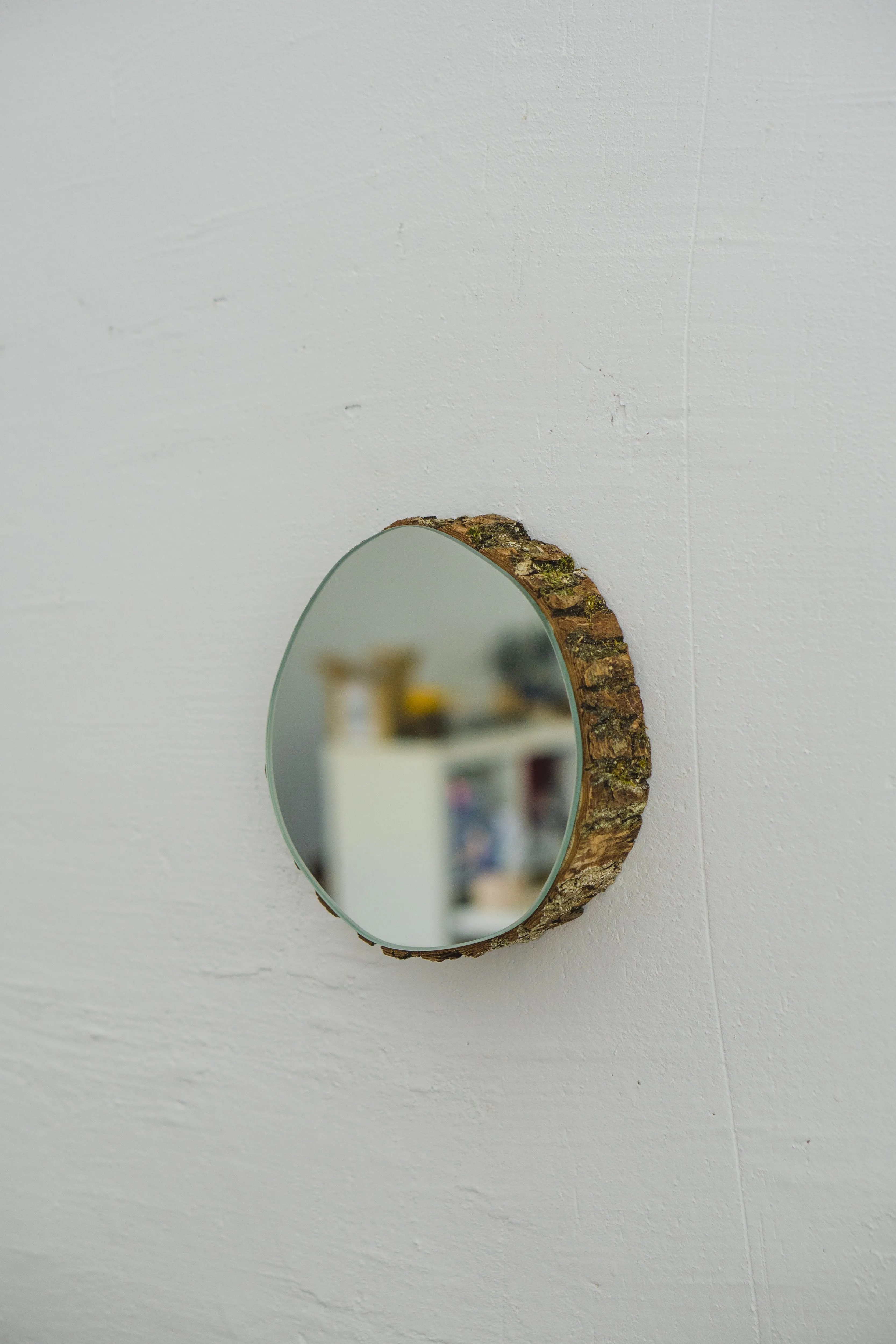 Akis Oak Slice Mirror