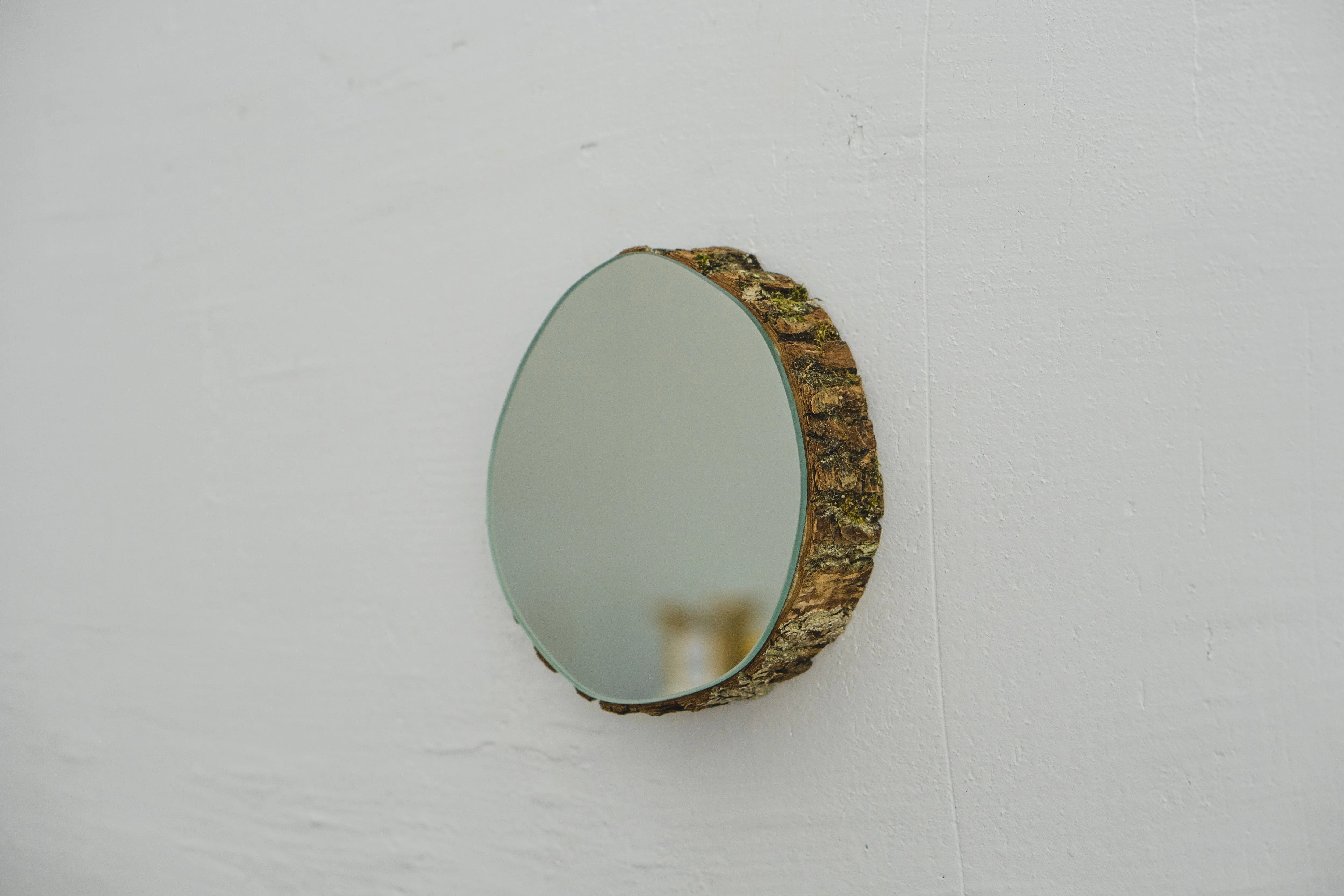 Akis Oak Slice Mirror