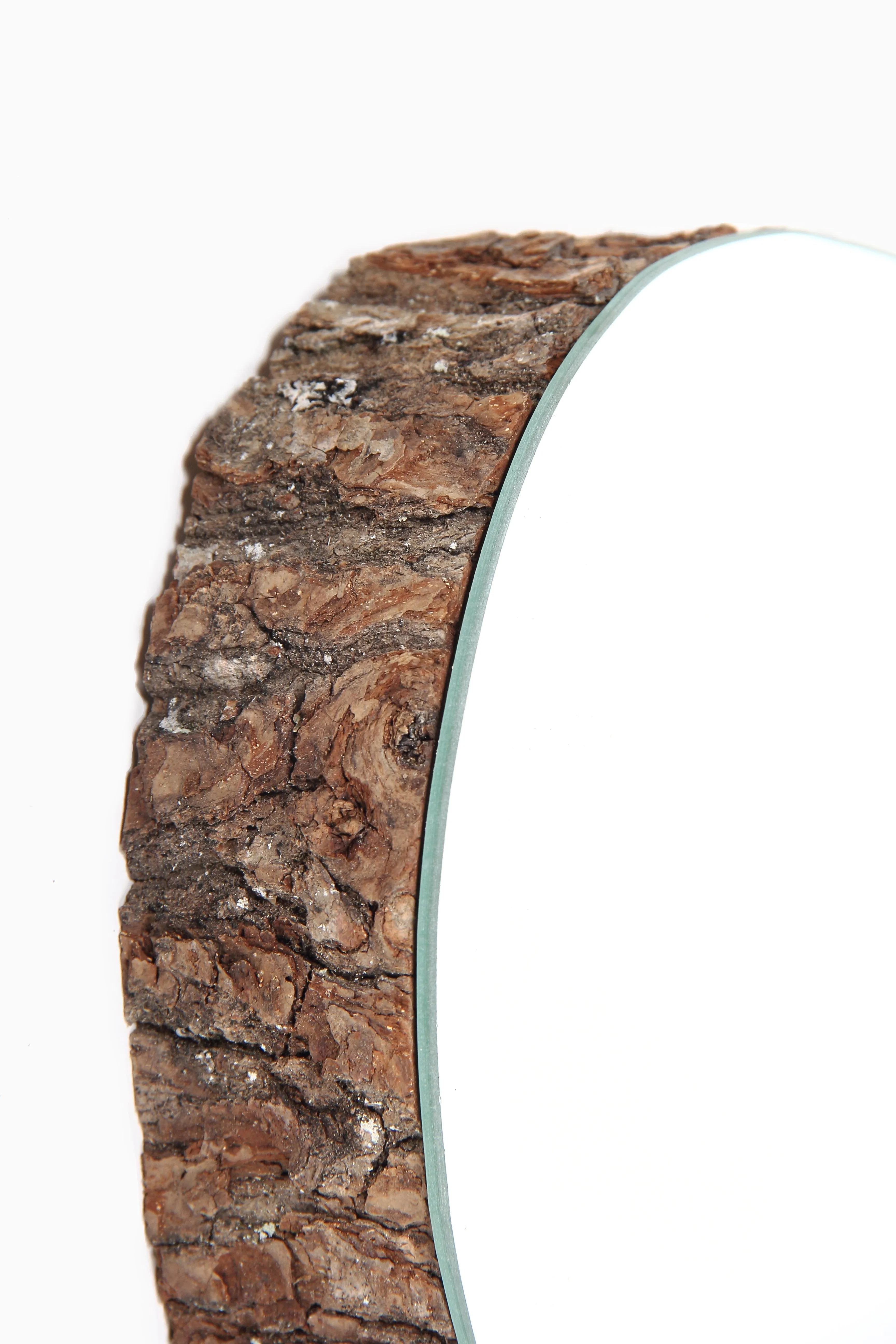 Akis Oak Slice Mirror
