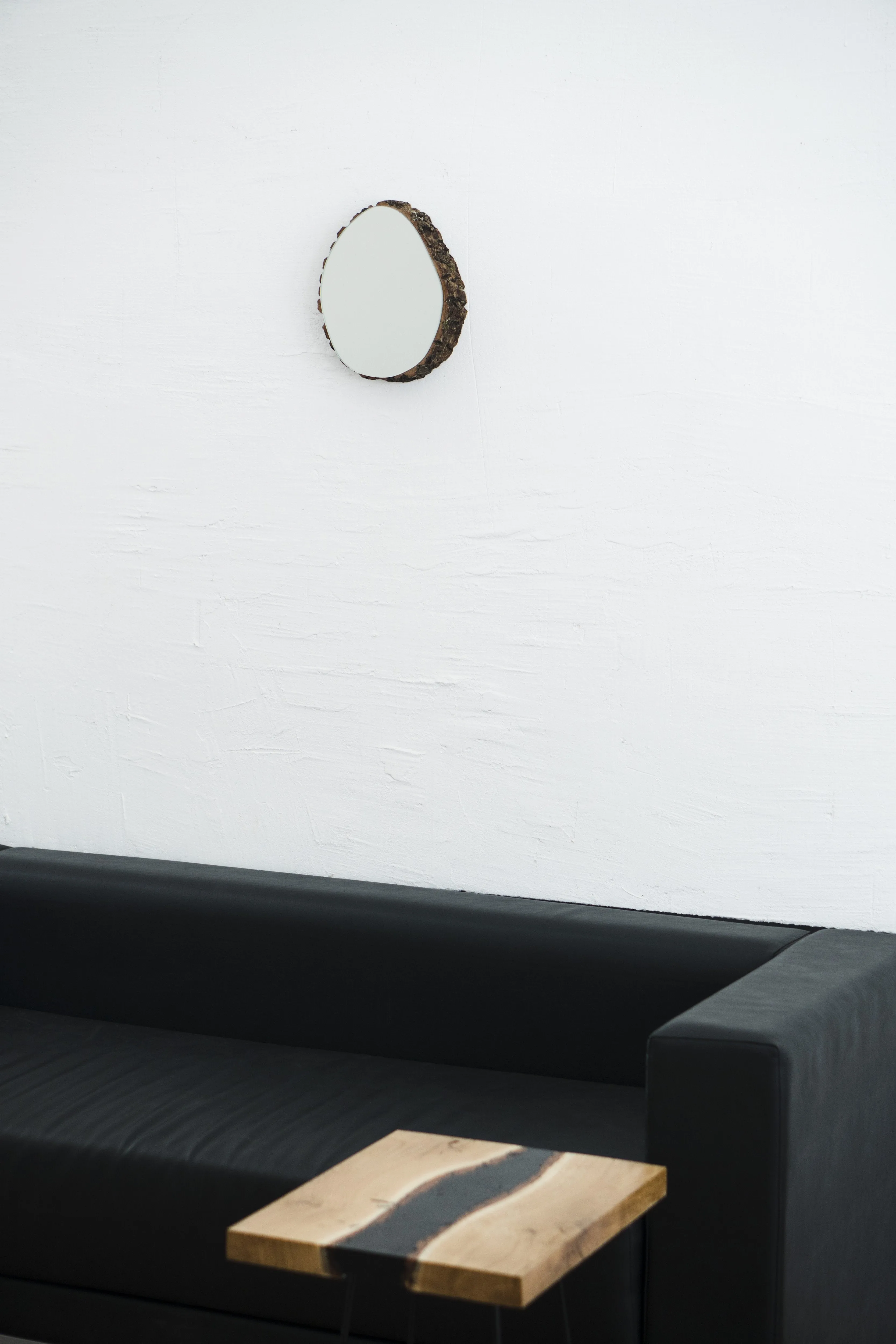 Akis Oak Slice Mirror