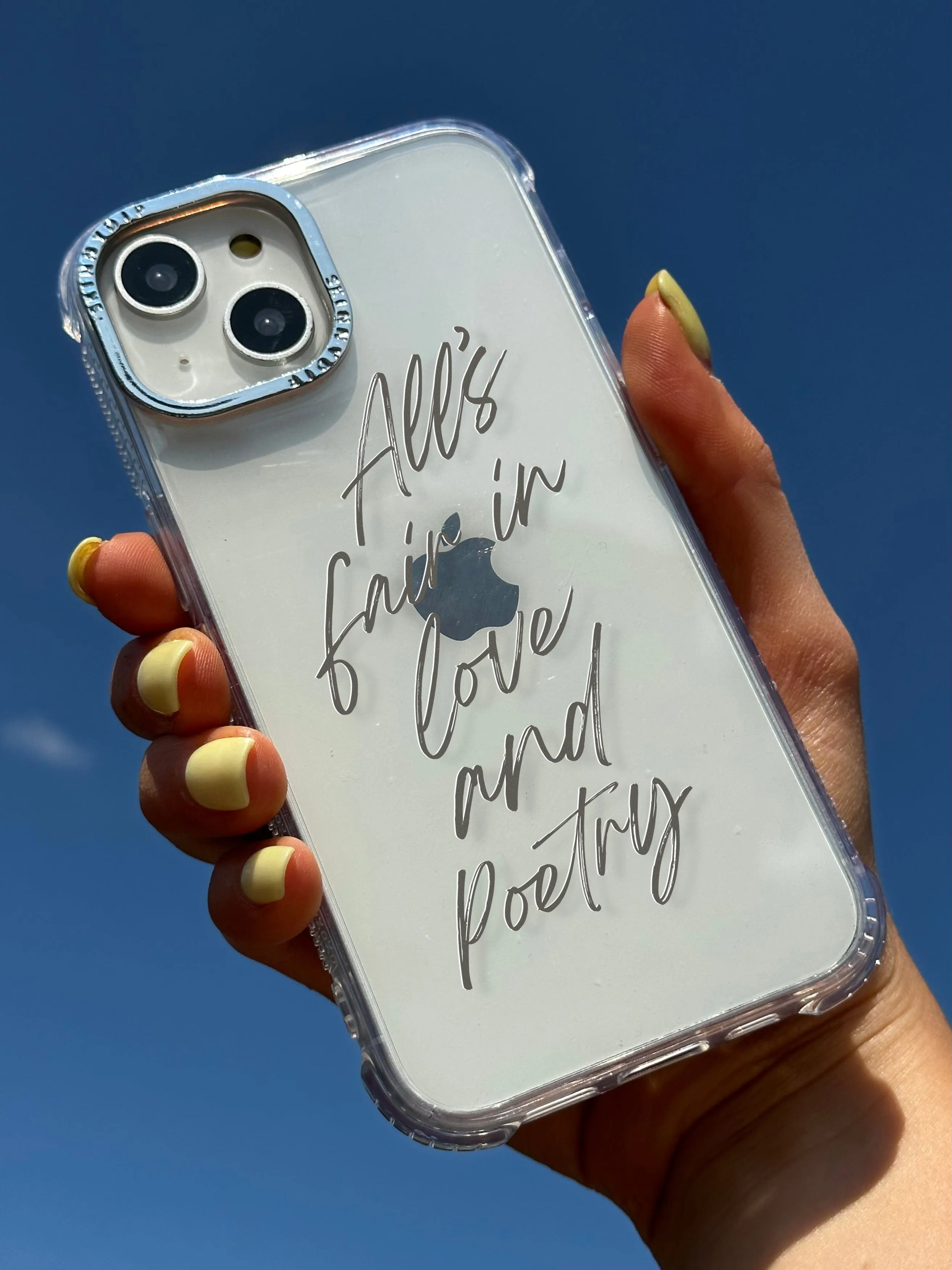 All's Fair in Love & Poetry Shock iPhone Case