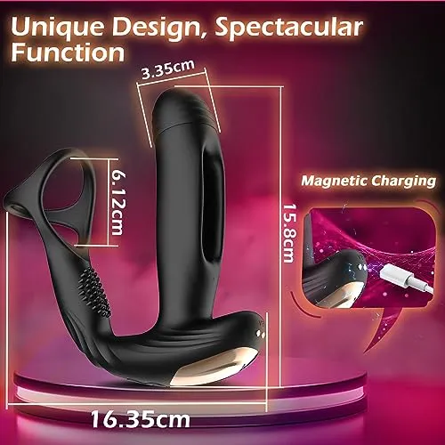 AMOVIBE -Anal Toys with 10 Flapping & Vibration Settings