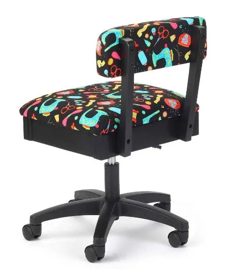 Arrow Adjustable Height Hydraulic Sewing Chair-Sewing Notions