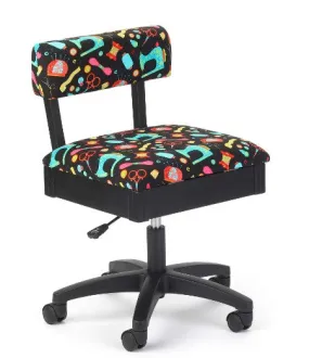 Arrow Adjustable Height Hydraulic Sewing Chair-Sewing Notions