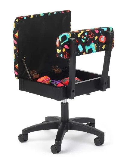 Arrow Adjustable Height Hydraulic Sewing Chair-Sewing Notions