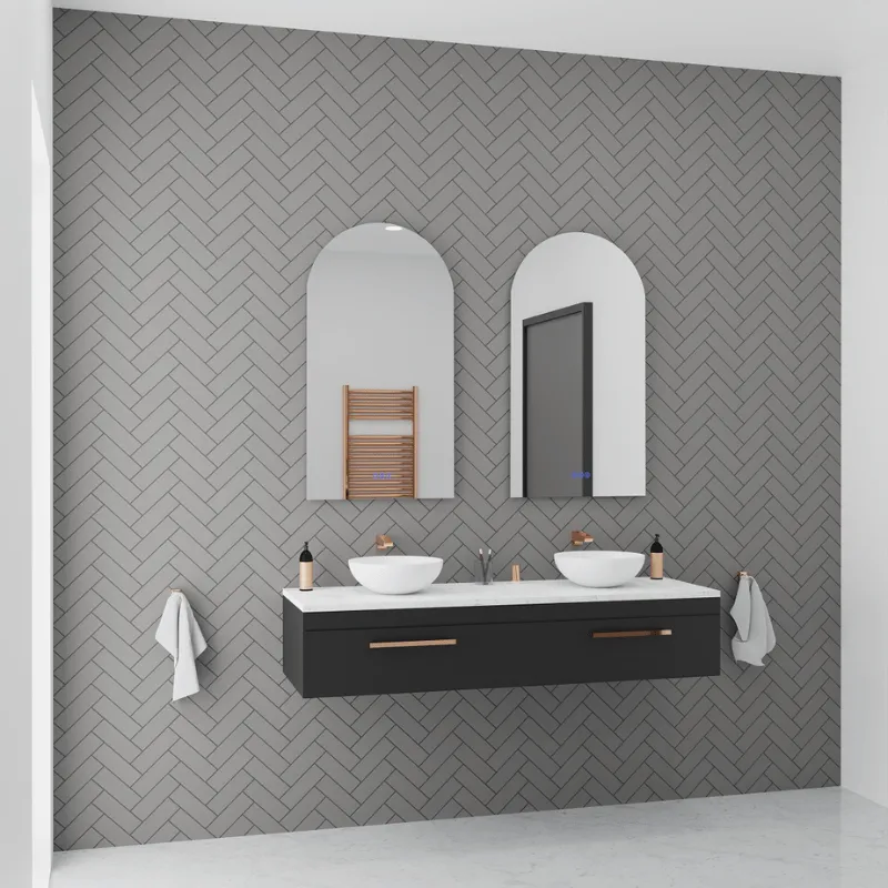 Aura Arched LED Bathroom Mirror