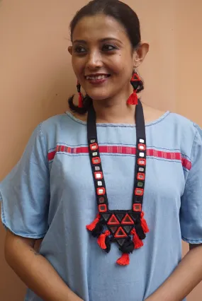Baisakhi Mirror work Necklace & Earrings set