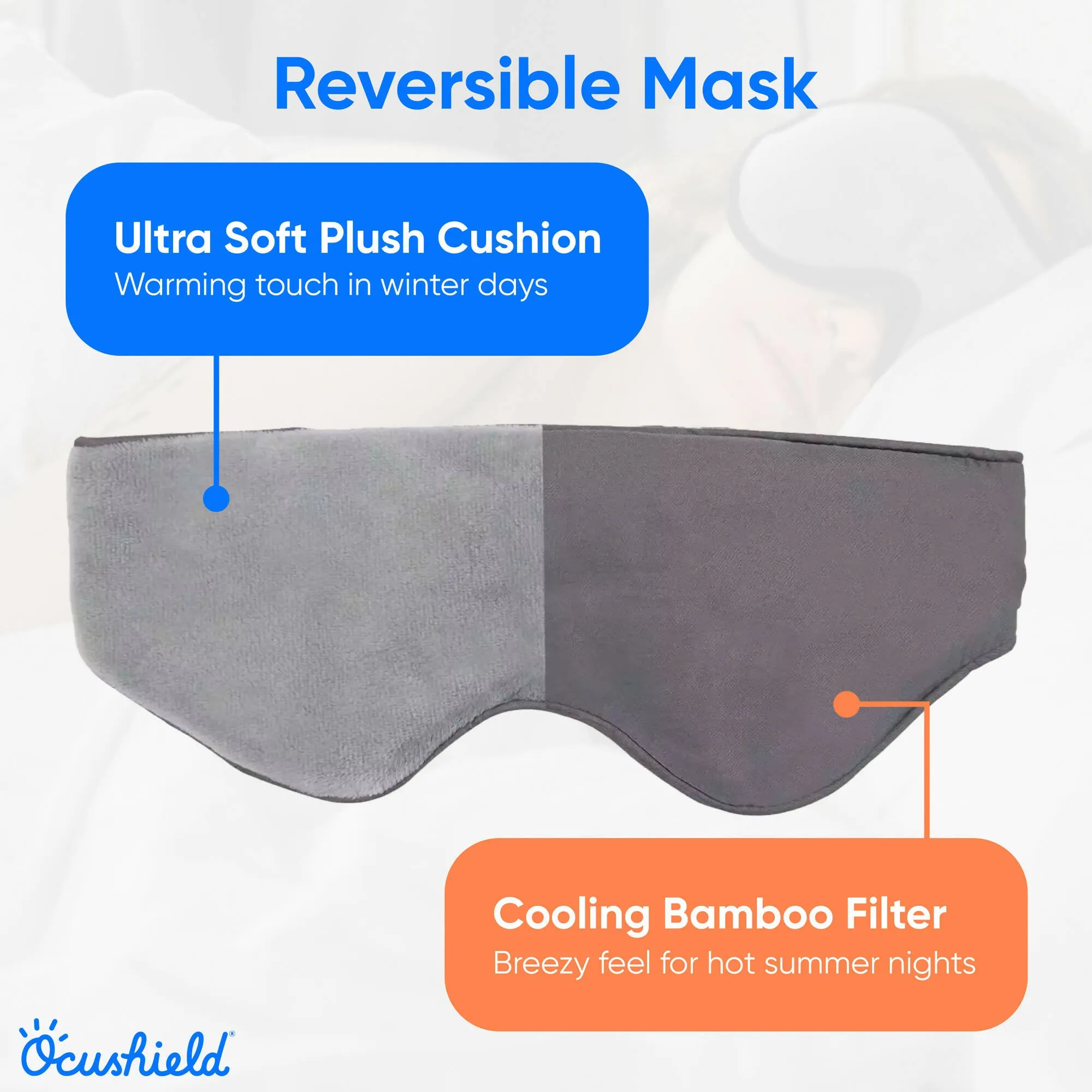 Bamboo Weighted Sleep Eye Mask