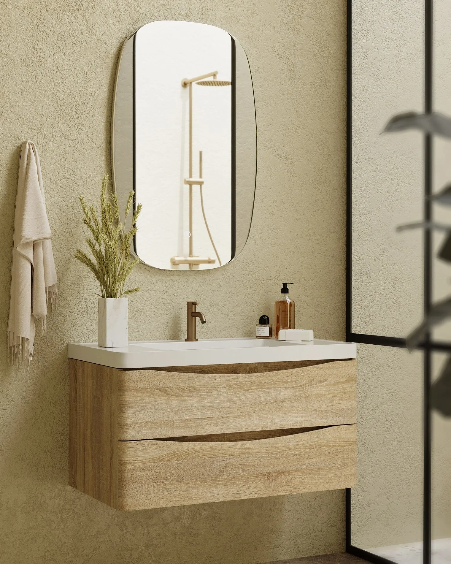 Belbagno Q-Line LED Mirror