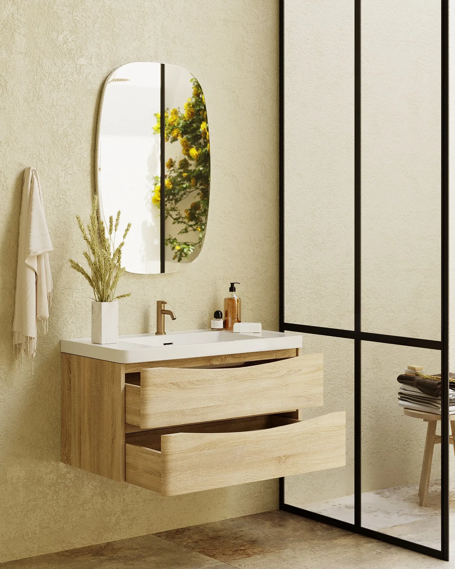 Belbagno Q-Line LED Mirror