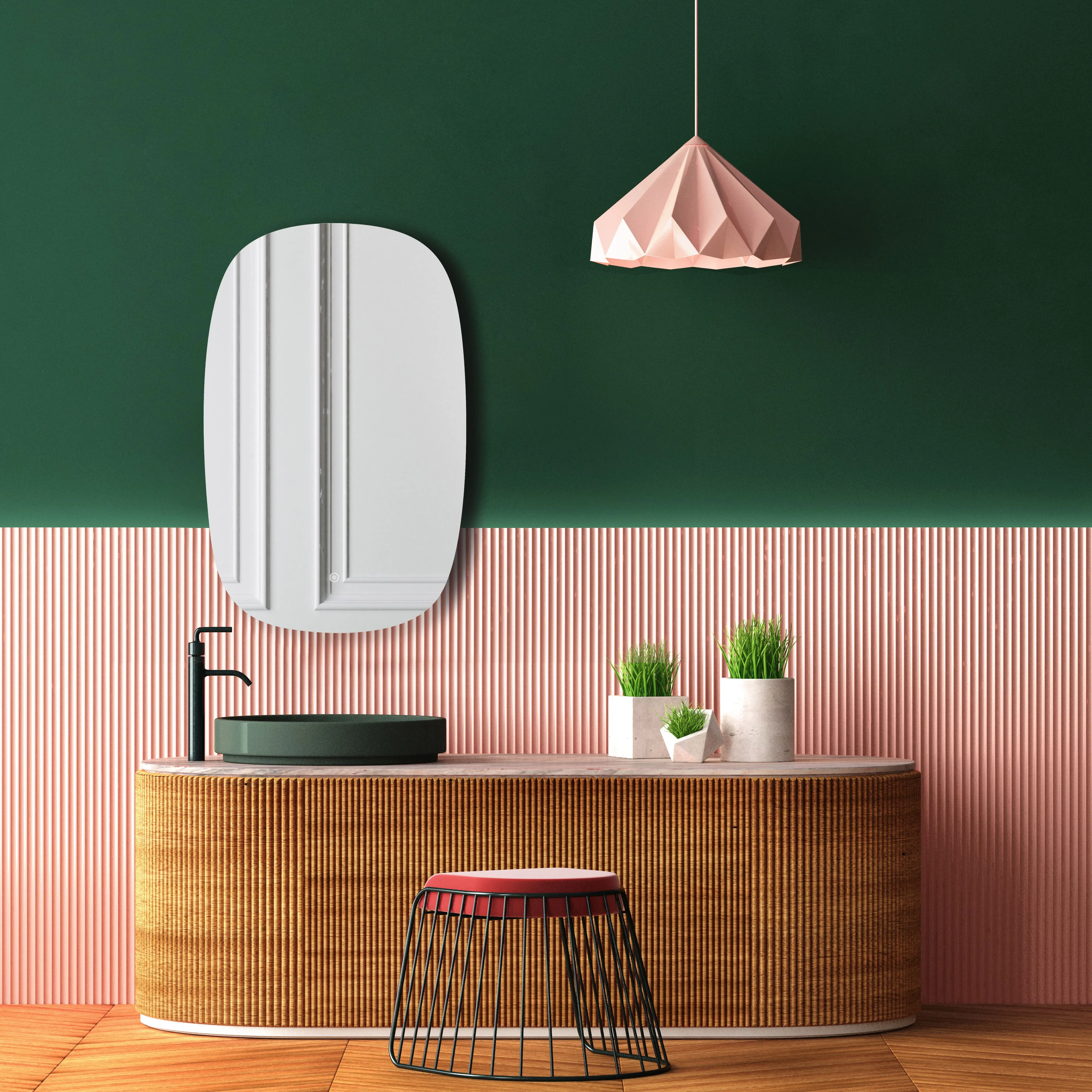 Belbagno Q-Line LED Mirror