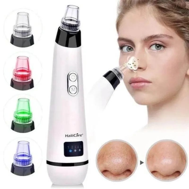 BlackHead Remover With Several Removable Suction Heads