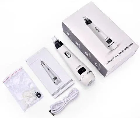 BlackHead Remover With Several Removable Suction Heads