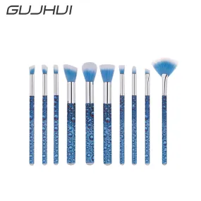 Blue Makeup Brushes