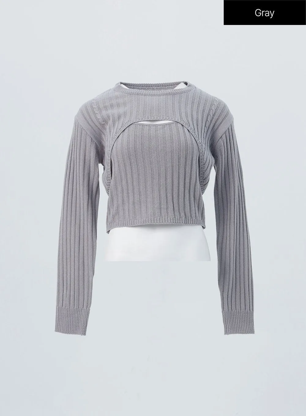 Bolero Knit and Cami Set OS326
