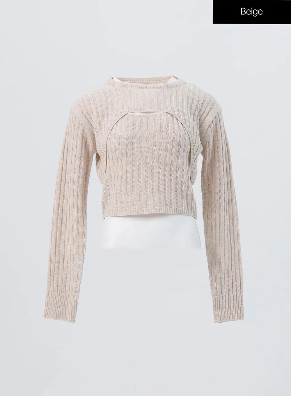 Bolero Knit and Cami Set OS326
