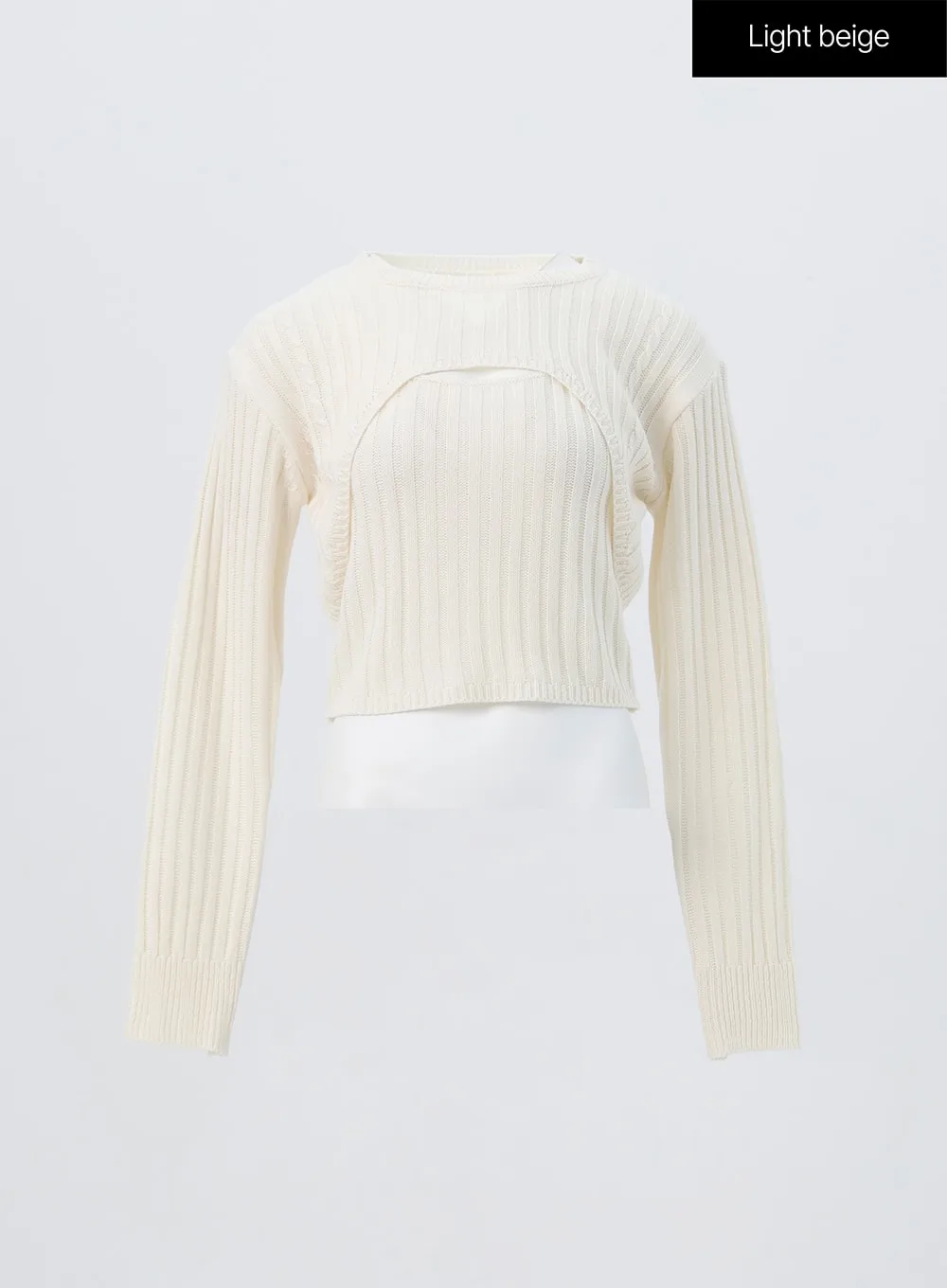 Bolero Knit and Cami Set OS326
