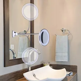 Bright LED Swivel Mirror