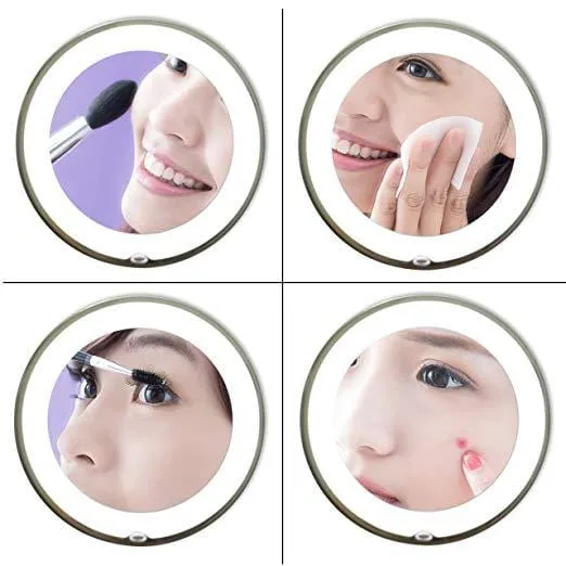 Bright LED Swivel Mirror