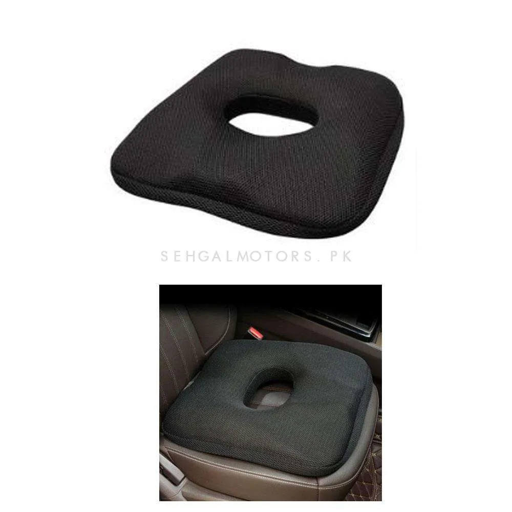 Car Back Care Summer Cool Seat Cushion - Black