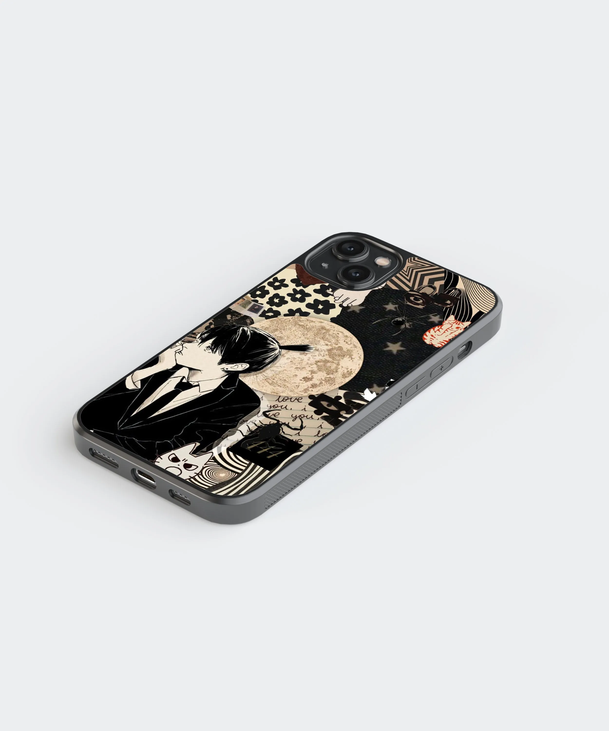 Chainsaw Man Aki Anime Glass Phone Case Cover