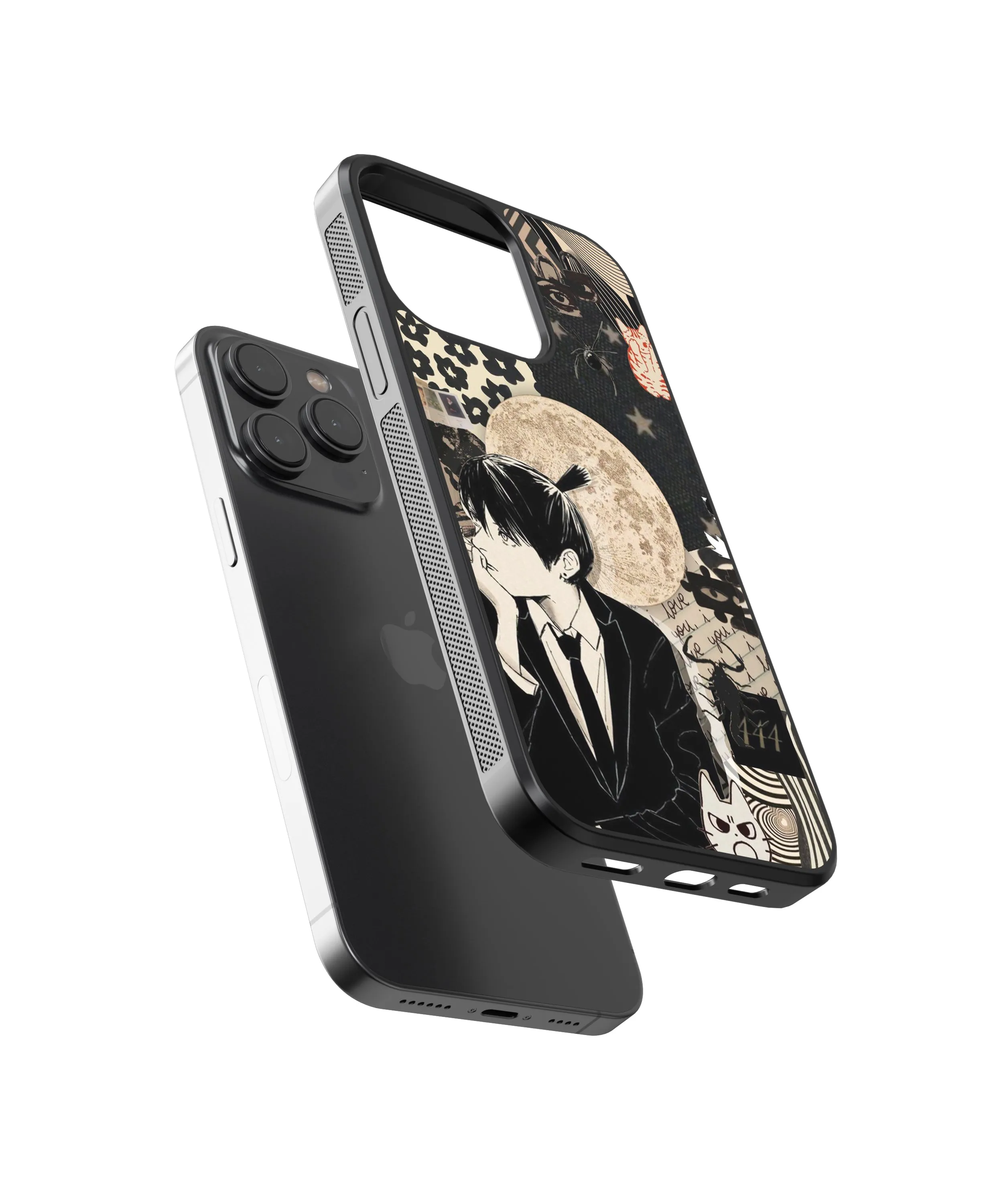 Chainsaw Man Aki Anime Glass Phone Case Cover