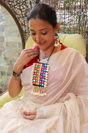 Chakrika Mirror work Necklace & Earrings set