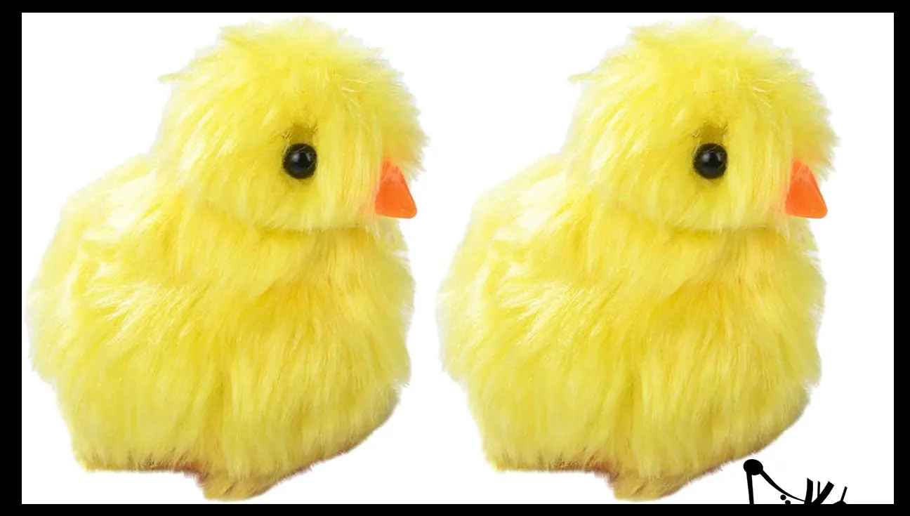 Chirping Chicks - Fuzzy Chick that Chirps in Your Hand - Easter - Chicken Lover Toy Gift