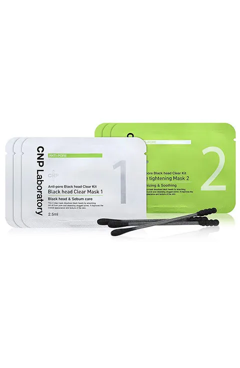 [CNP Laboratory]Anti-Pore Black Head Clear Kit  1Pack(6pcs), 1Box(20Pcs)