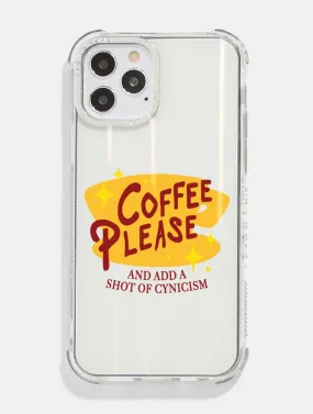 Coffee Please Holo Shock iPhone Case