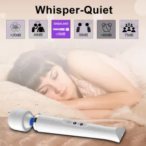 Cordless Personal Massage Device Strongest Handheld Massagers-10 Vibrations and 5 Multiple Speeds