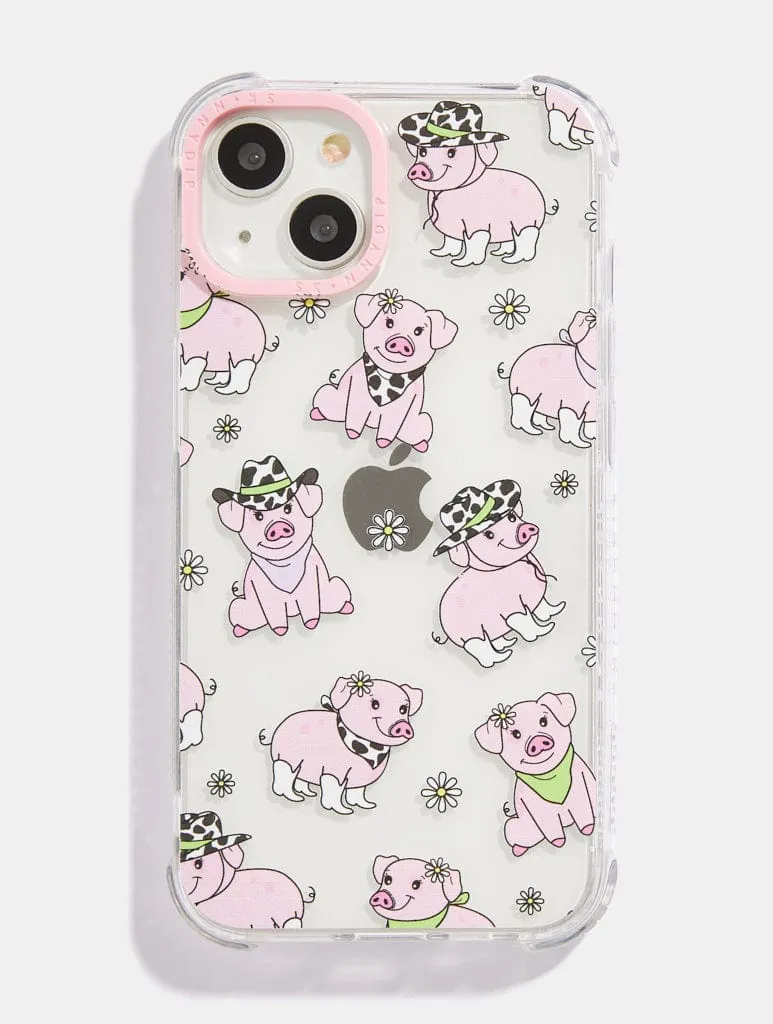 Country Pig Shock iPhone Case