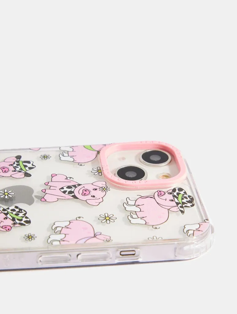 Country Pig Shock iPhone Case