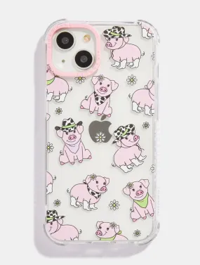 Country Pig Shock iPhone Case