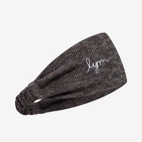 Dark Charcoal and Light Gray Speckled Hero Headband