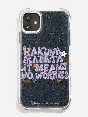 Disney Hakuna Matata Glitter Shock iPhone Case