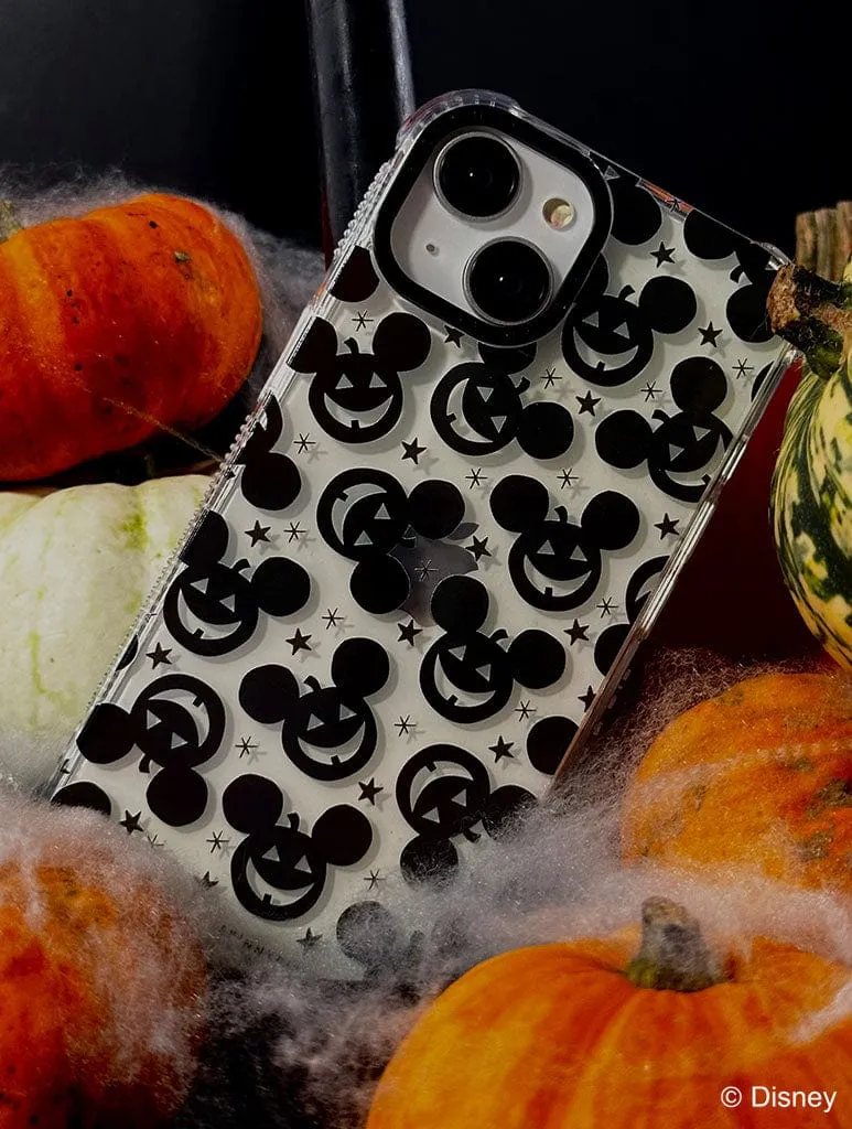 Disney Mickey Pumpkin Silhouette Shock iPhone Case