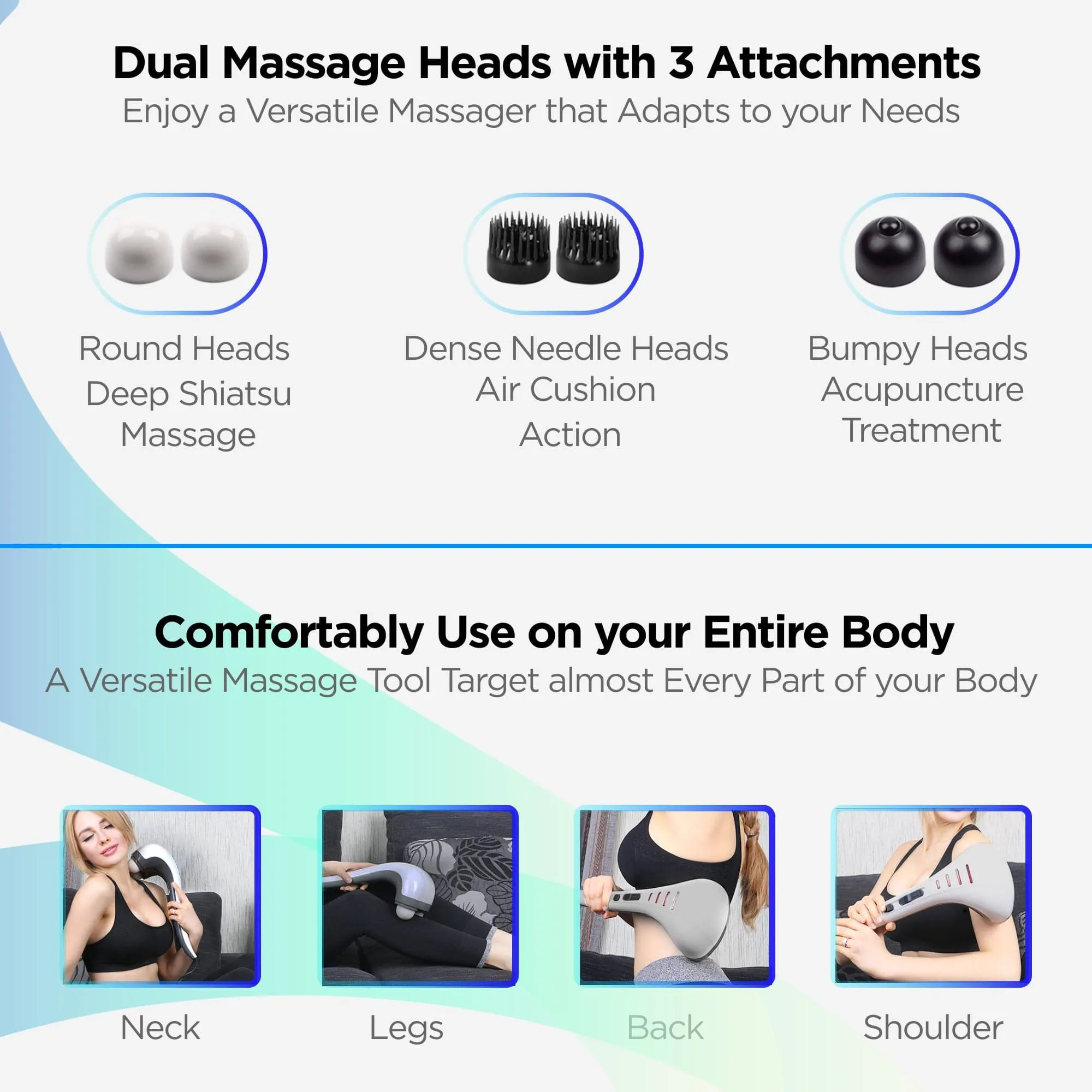 Dr Physio USA Double Head Body Massager Machine 1010
