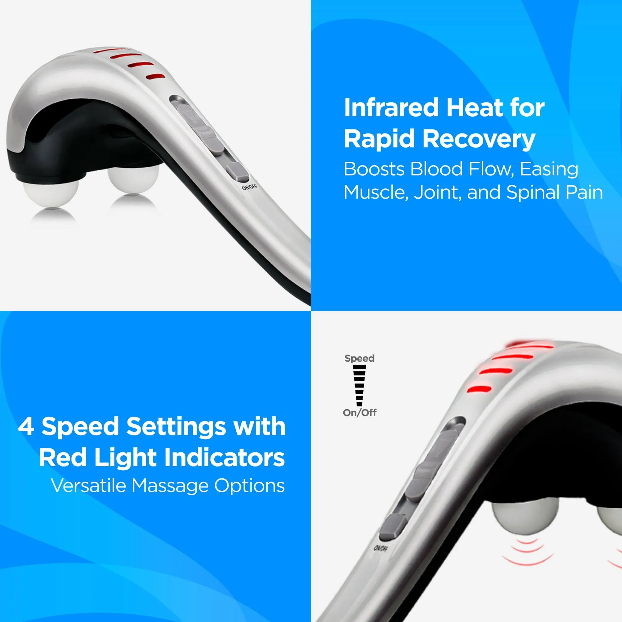 Dr Physio USA Double Head Body Massager Machine 1010